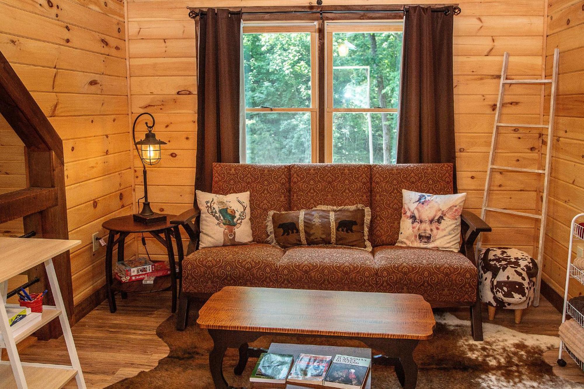 Adore The Smores Rustic Mountain Charm Outdoor Spaces And A Cozy Hot Tub Blue Ridge Exterior foto