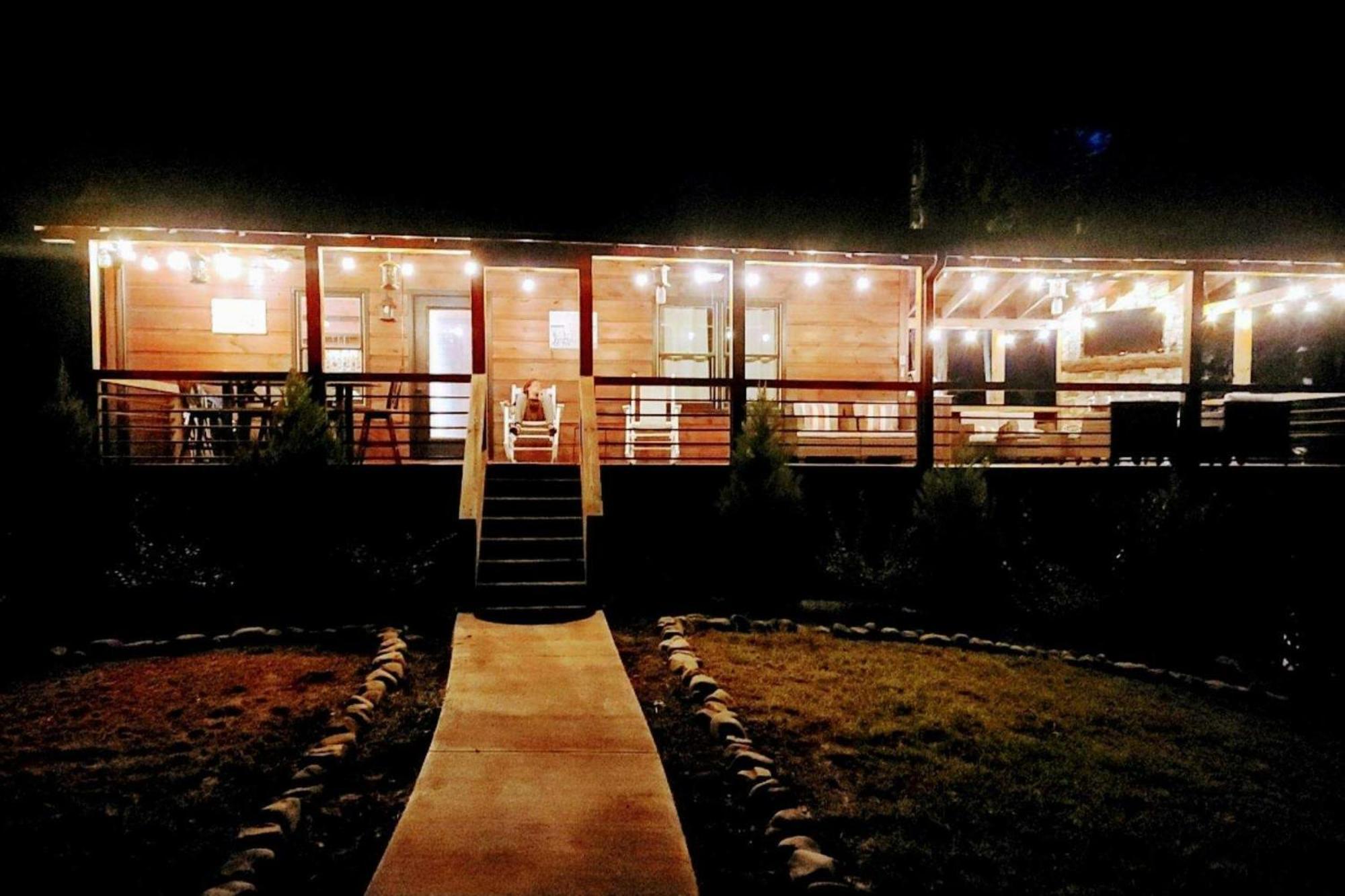 Adore The Smores Rustic Mountain Charm Outdoor Spaces And A Cozy Hot Tub Blue Ridge Exterior foto